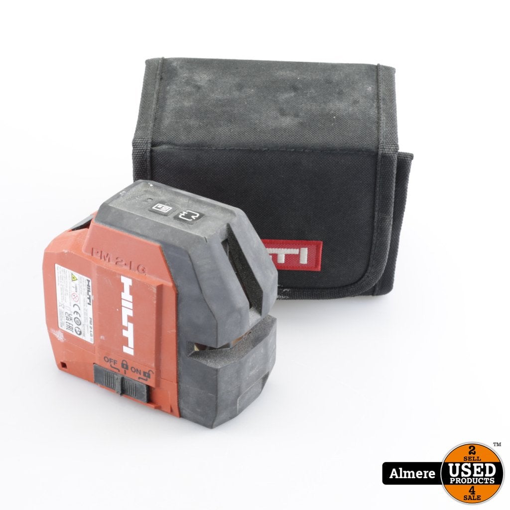 Hilti PM 2-LG groene lijnlaser met hoes | Nette staat, Hilti, Gebruikt, Support@hilti.com, Hilti Corporation, Feldkircher Strasse 100, 
9494 Schaan
Liechtenstein