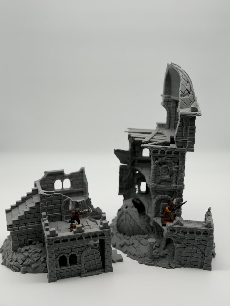 Terrain Ruïnes Set Warhammer Mordheim DnD, ForgeTrajectum(at)gmail.com, Forge Trajectum, Forge Trajectum, Warhammer