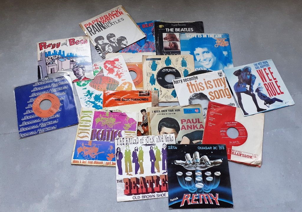 enkele singles uit de jaren 50 en 60, Cd's en Dvd's, Vinyl | Pop, Ophalen of Verzenden, 7 inch, Pop, Overige typen