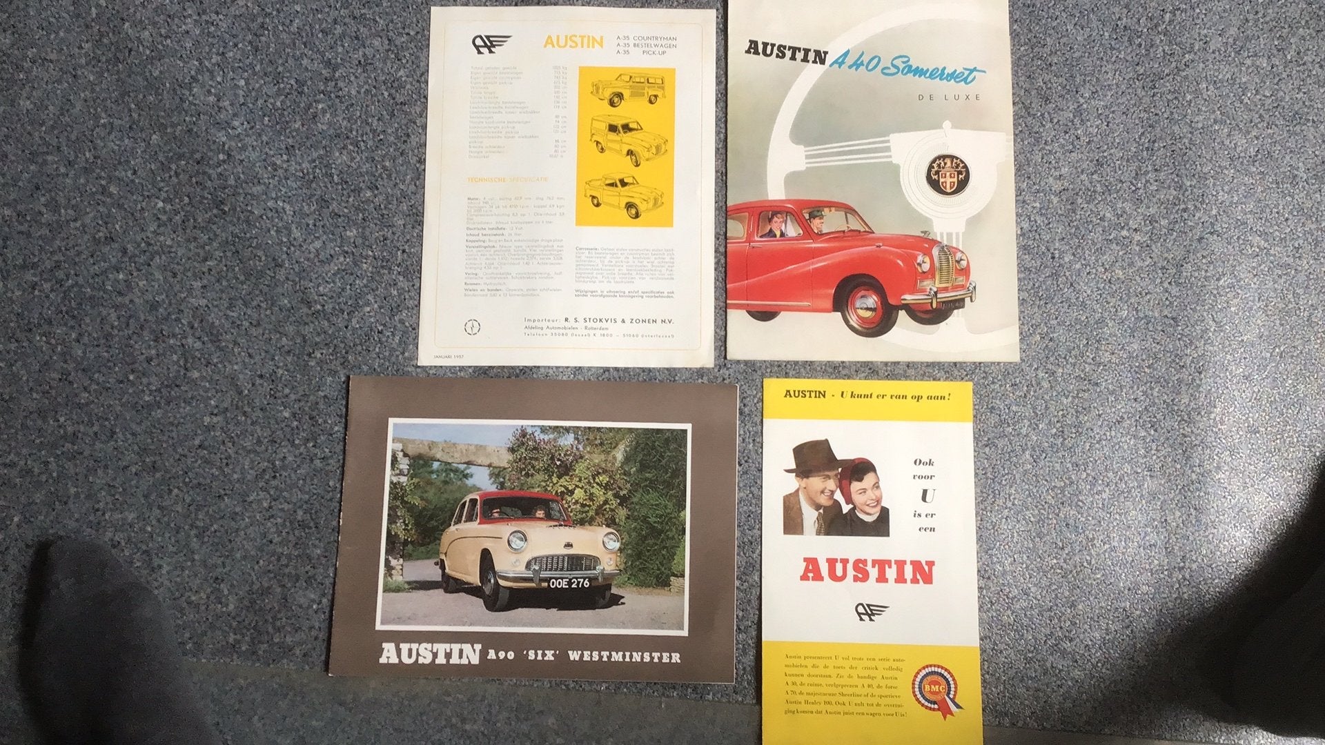 AUSTIN LOT 4=FOLDERS VAN ALLES WAT EN NOG WAT, Ophalen of Verzenden, Zo goed als nieuw, Overige merken, Diverse auteurs
