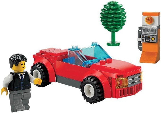 LEGO City 8402 Sports Car, City, Lego, Nieuw, Complete set