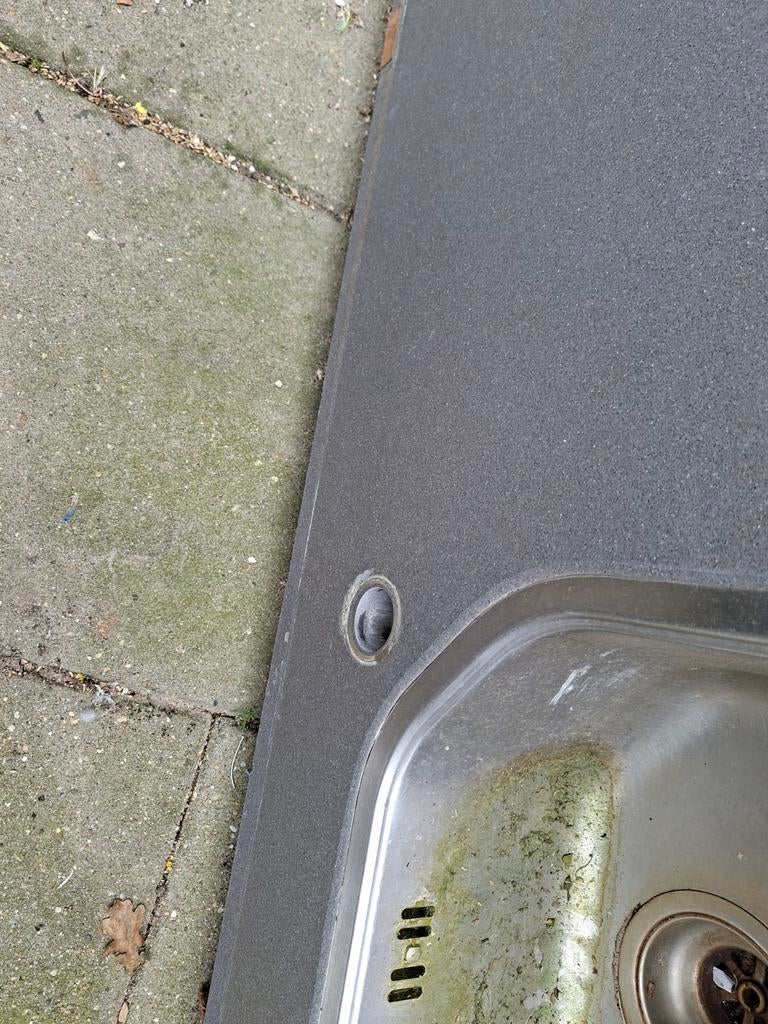 Hardstenen aanrechtblad, Ophalen