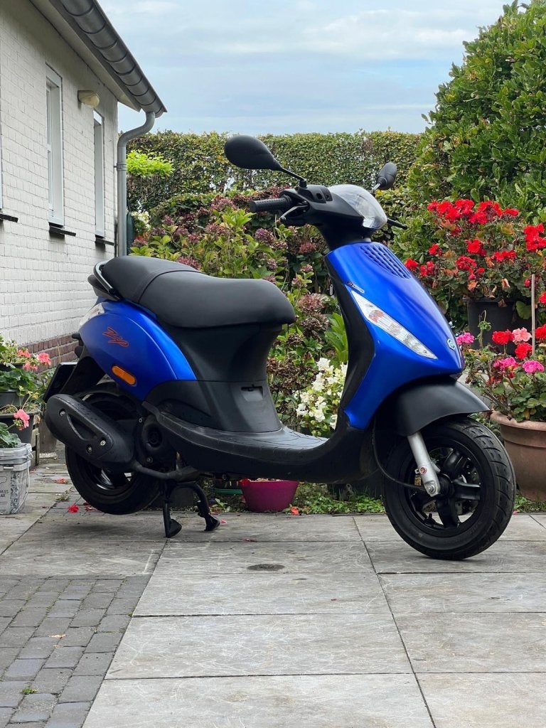 ⭐️Piaggio Zip 50cc 4 takt Snor mat blauw 3062 km Z.G.A.N.⭐️