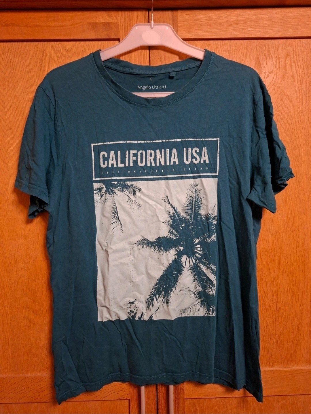 Angelo Litrico T-shirt L - California USA, Maat 52/54 (L), Angelo Litrico, Ophalen of Verzenden, Gedragen