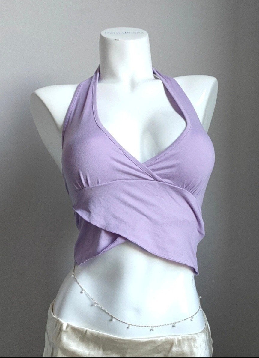 Lila Halter Top | Shein | Maat S/36 | Halloween Costume, Paars, Ophalen of Verzenden, Zo goed als nieuw, Shein