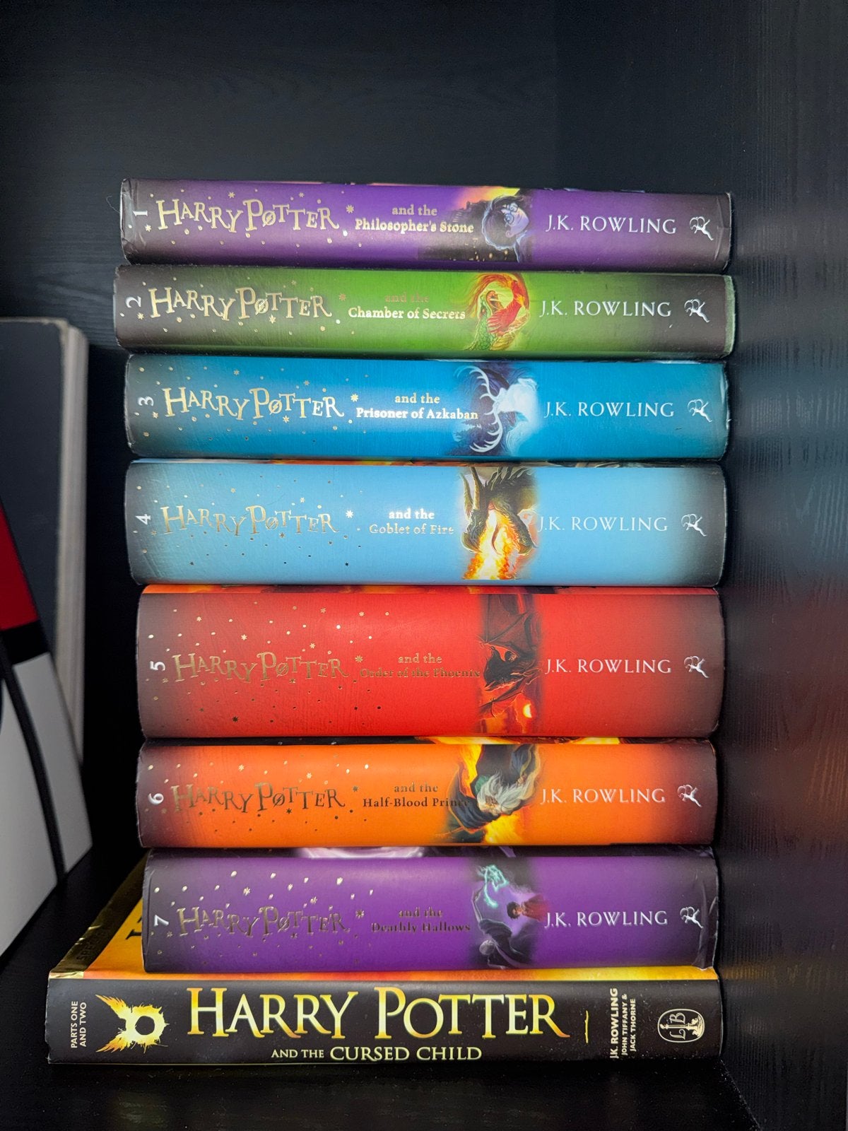 Harry Potter boekenreeks (hardcover) + Cursed Child CV, Boeken, Ophalen of Verzenden, Gelezen