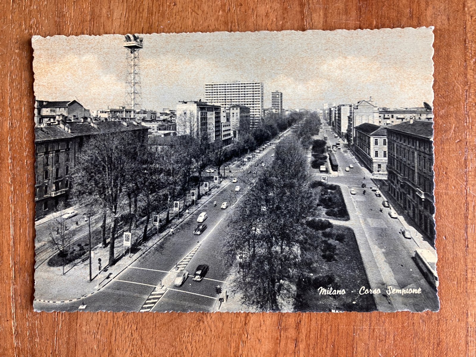 Milaan - Milano. Corso Sempione, Italië, Ophalen of Verzenden, 1940 tot 1960, Ongelopen, Italië