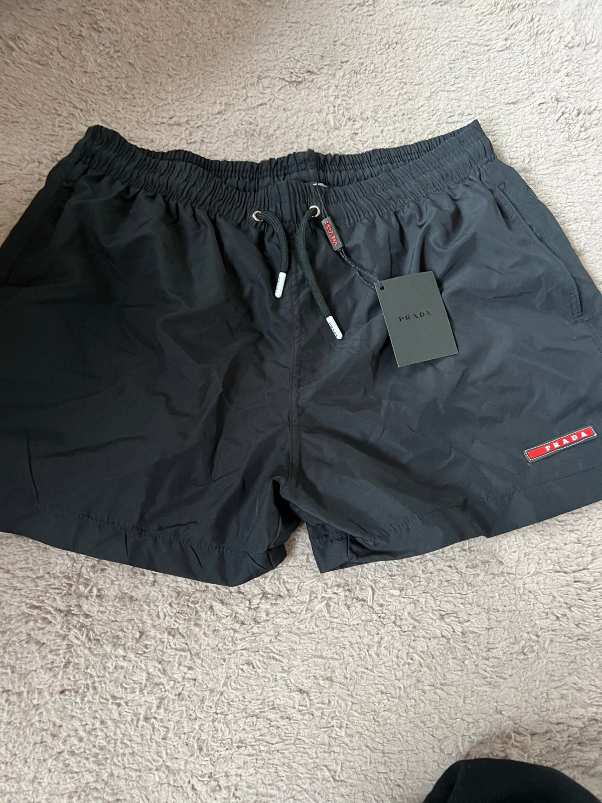 Prada Zwemshort Zwart - Nieuw XXL, Ophalen of Verzenden, Maat 48/50 (M), Zwart, Zwemshort