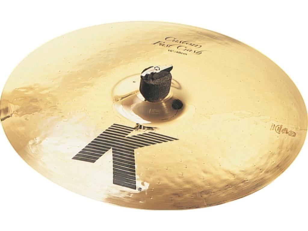 Crash Cymbal Zildjian K0982, K Custom, Fast Crash, 16", -, -, Ophalen of Verzenden, Zildjian