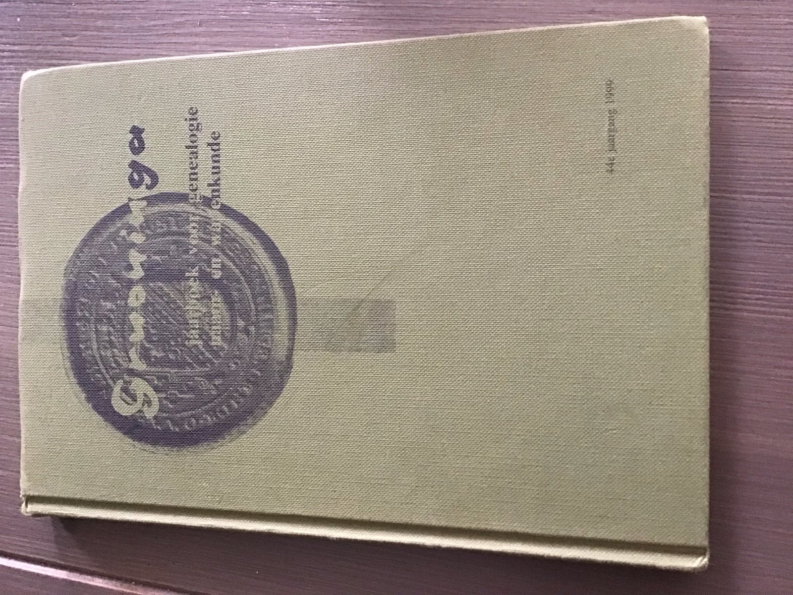 Gruoninga 1999 Jaarboek voor genealogie, naam- en wapenkunde, Ophalen of Verzenden, 20e eeuw of later, Gelezen