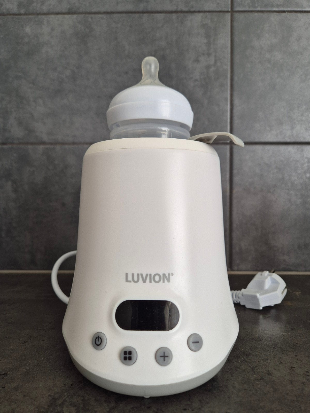 Luvion Eco Fast Deluxe Flessenwarmer 4-in-1, Flessen- of potjesverwarmer, Luvion, Ophalen of Verzenden, Zo goed als nieuw