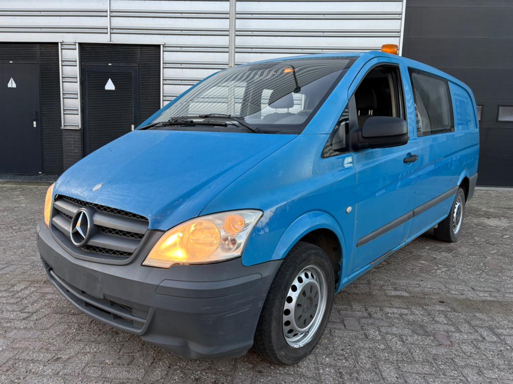 Mercedes-Benz Vito 110CDI 2013 2.2 Blauw, Auto's, Bestelauto's, Euro 5, Zwart, 4 cilinders, Blauw