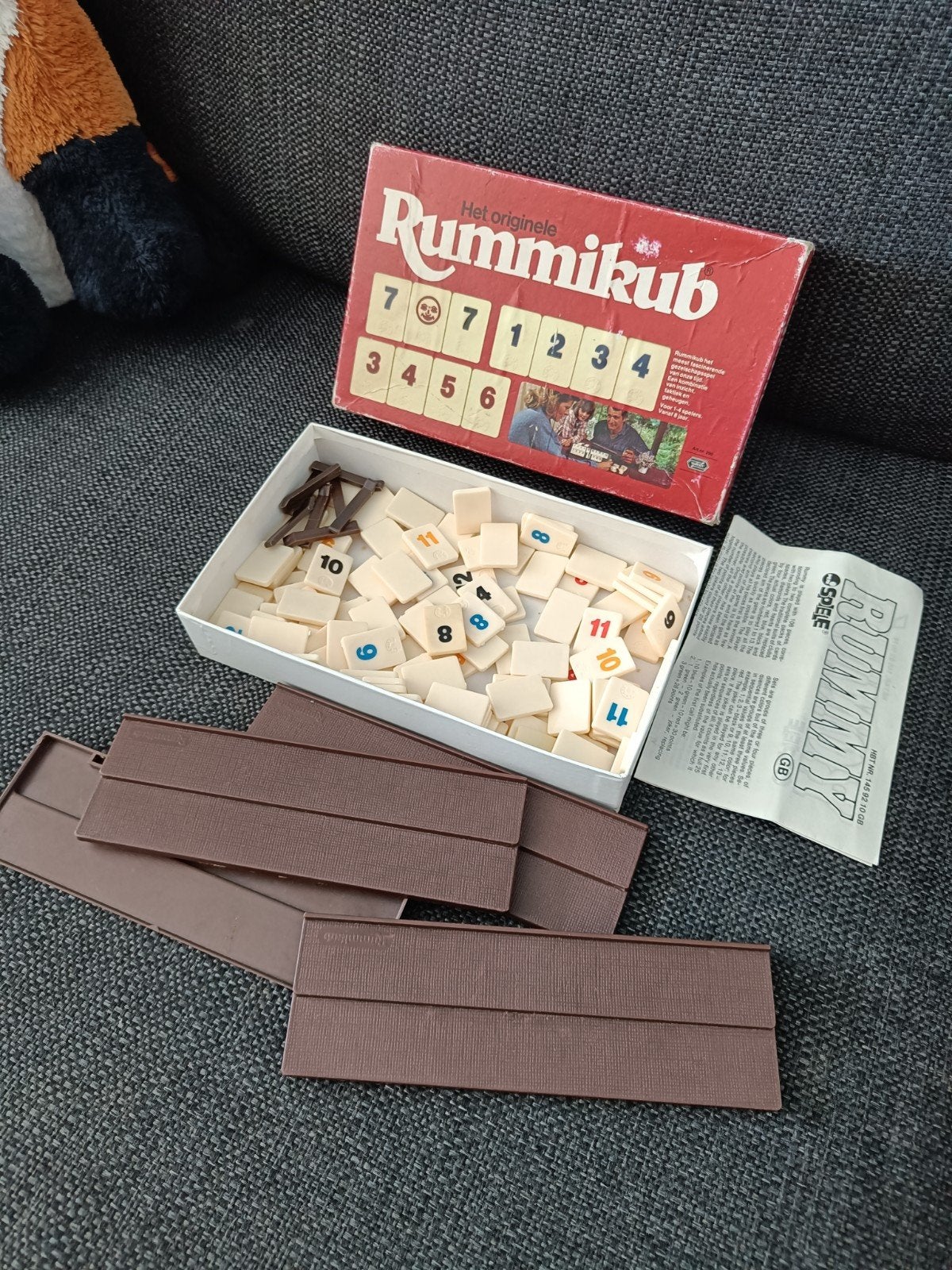 Het originele Rummikub spel - Vintage editie, Hobby en Vrije tijd, Gezelschapsspellen | Bordspellen, Drie of vier spelers, Ophalen of Verzenden