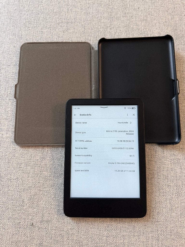 E-Reader Amazon Kindle 11.gen 16GB 2024 Release + Cover, Gebruikt, 6 inch of minder, Amazon Kindle, Ophalen of Verzenden