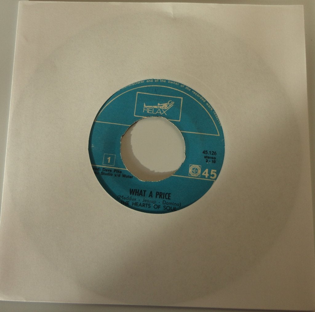 The Hearts of Soul > What a price, Ophalen of Verzenden, Gebruikt, 7 inch, R&B en Soul
