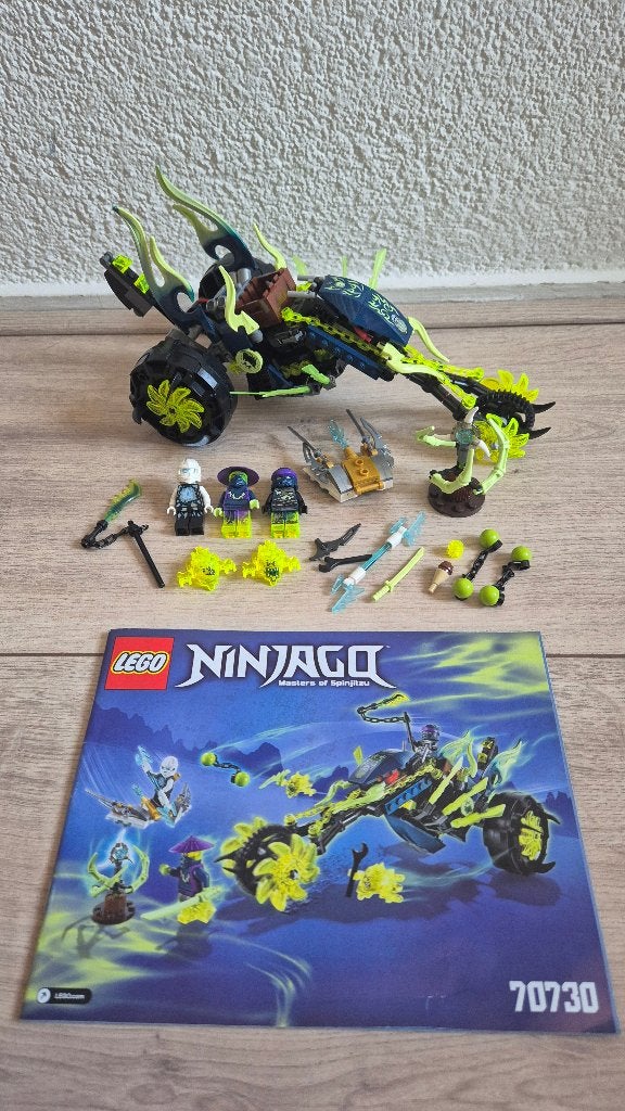 Lego ninjago Chain Cycle Ambush 70730, Gebruikt, Lego, Compleet, Ophalen of Verzenden