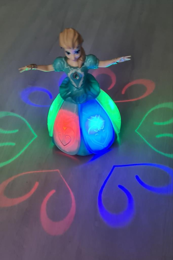 Dansende Elsa pop met lichtprojectie, Ophalen of Verzenden, Zo goed als nieuw, Overige typen