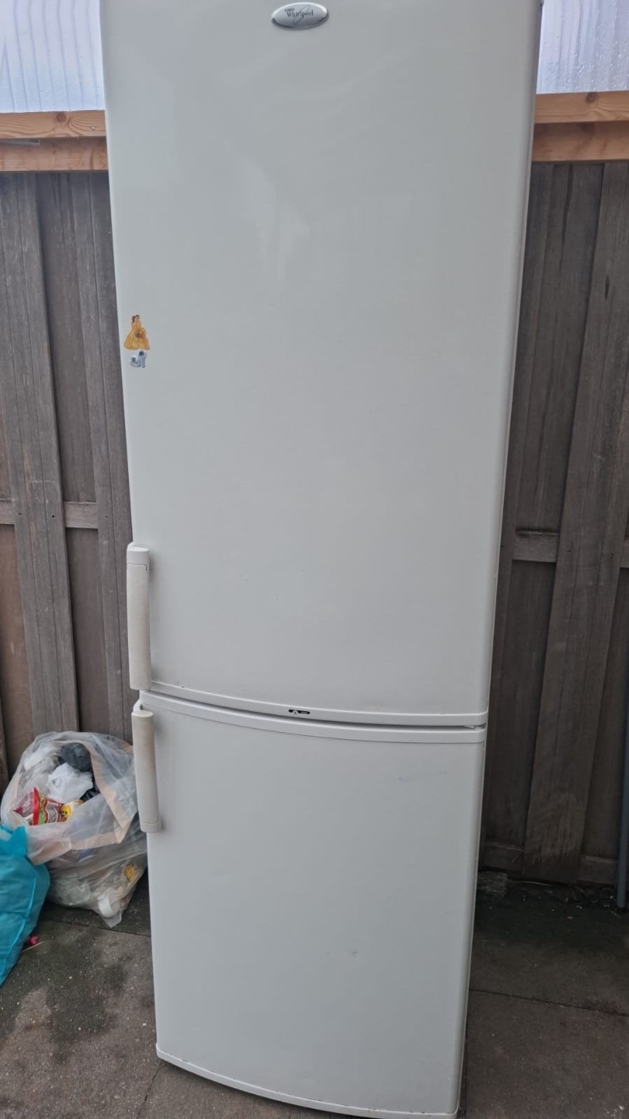 Whirlpool Koel-vriescombinatie - Ruim en Functioneel, Ophalen, Gebruikt, 200 liter of meer, 60 cm of meer