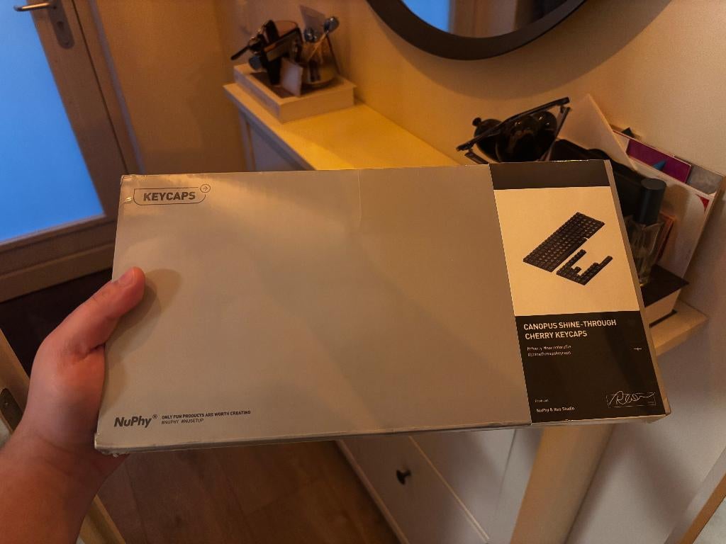 Nuphy Keycaps Canopus Shine Through Zwart, Ophalen, Qwerty, Nieuw