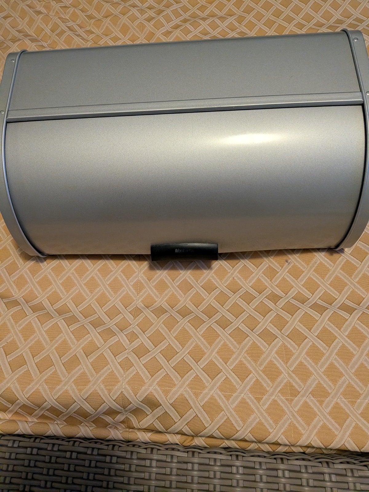 Brabantia Broodtrommel - Zilverkleurig - Gebruikt, Huis en Inrichting, Keuken | Keukenbenodigdheden, Gebruikt, Zilver, Ophalen of Verzenden