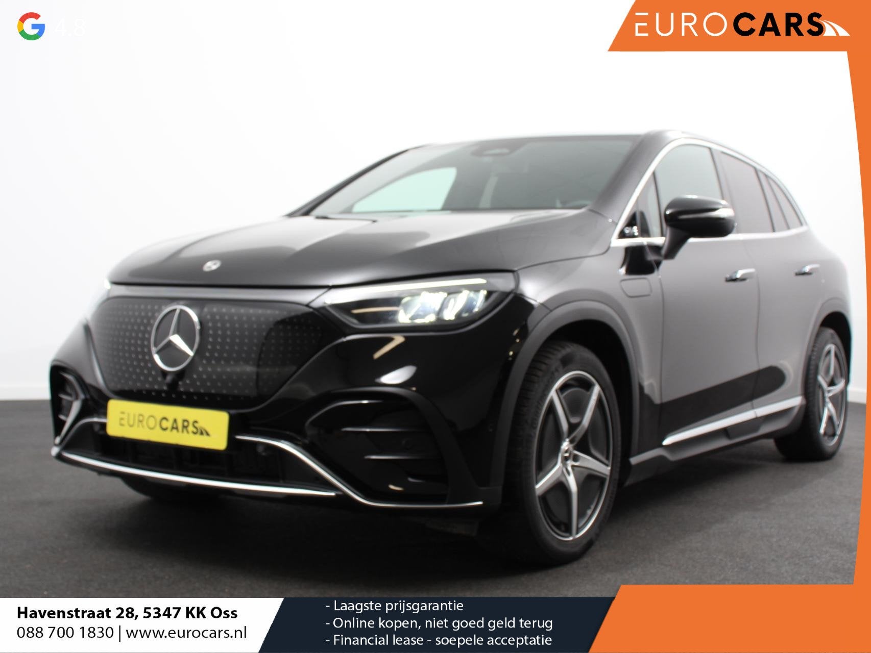 Mercedes-Benz EQE 350 AMG Line Edition Advanced Plus 292 PK, Auto's, Automaat, Achterwielaandrijving, Zwart, Zwart