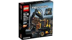Lego Technic Volvo EW160E 42053, Compleet, Lego, Ophalen of Verzenden, Zo goed als nieuw