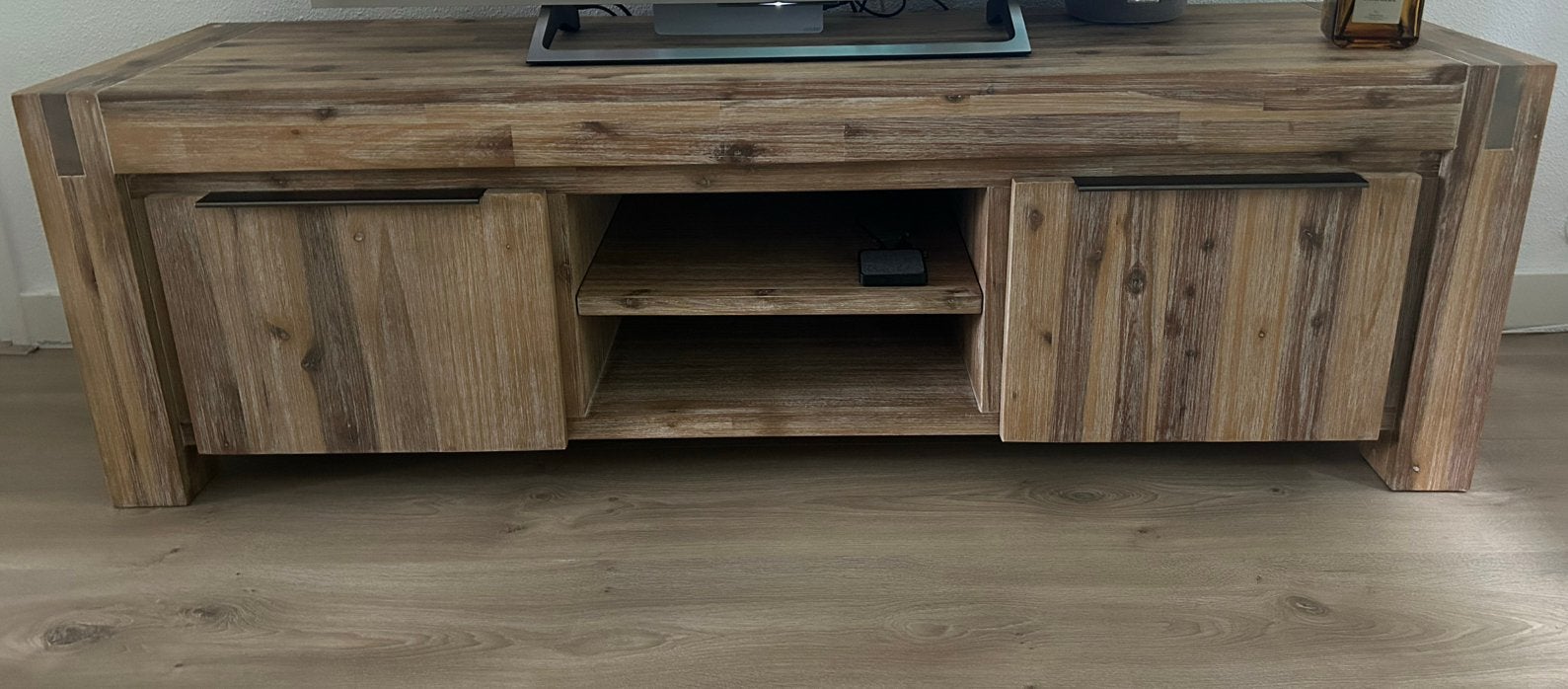 Tv meubel Pronto, Huis en Inrichting, 150 tot 200 cm, Teakhout, Ophalen of Verzenden, Zo goed als nieuw