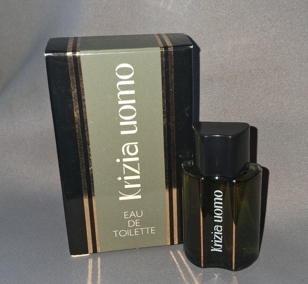 Parfum miniatuur - Krizia uomo + Doosje, Ophalen of Verzenden, Zo goed als nieuw, Miniatuur, Gevuld