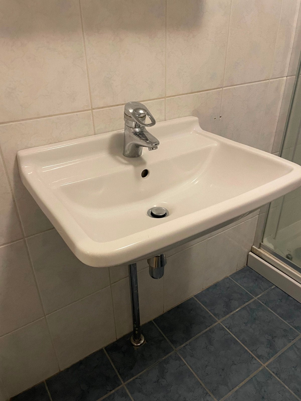 Wastafel met kraan en sifon - Duravit & Grohe, Ophalen, Gebruikt, Chroom, Wastafel