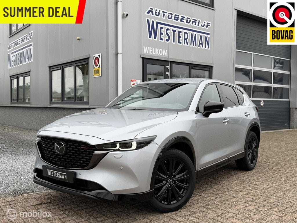 Mazda CX-5 2.0 SkyActiv-G 165 Homura Limited Acc 360ºCam Tr, Auto's, Mazda, 1998 cc, Gebruikt, Zwart, 4 cilinders