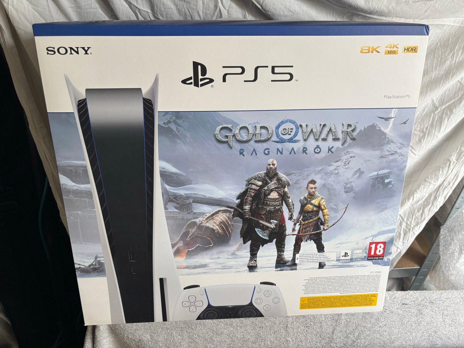 Lege PS5 doos God of War Ragnarök editie, Ophalen of Verzenden, Zo goed als nieuw