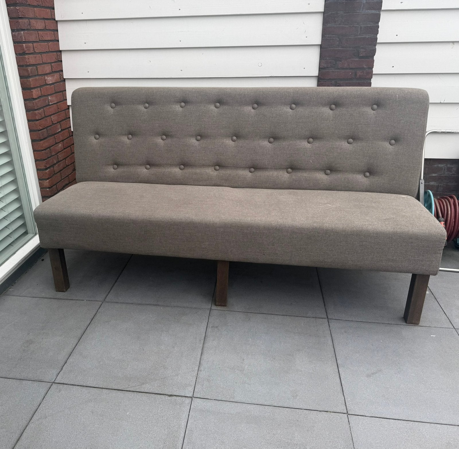Eettafel bank, Ophalen, Gebruikt, Minder dan 75 cm, Rechte bank