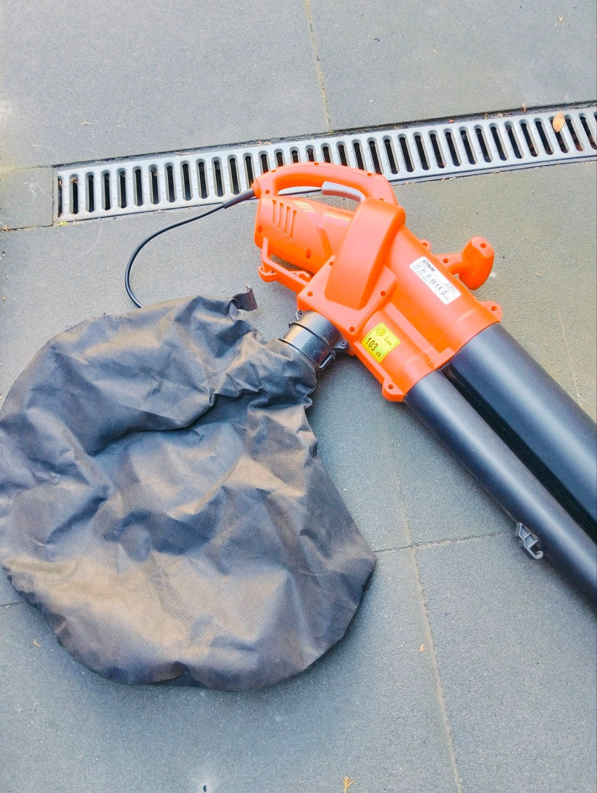 CMI C-ELS-2500/45 Bladblazer/Bladzuiger met versnipperfuncti, Ophalen, CMI, Handgedragen, Met versnipperfunctie