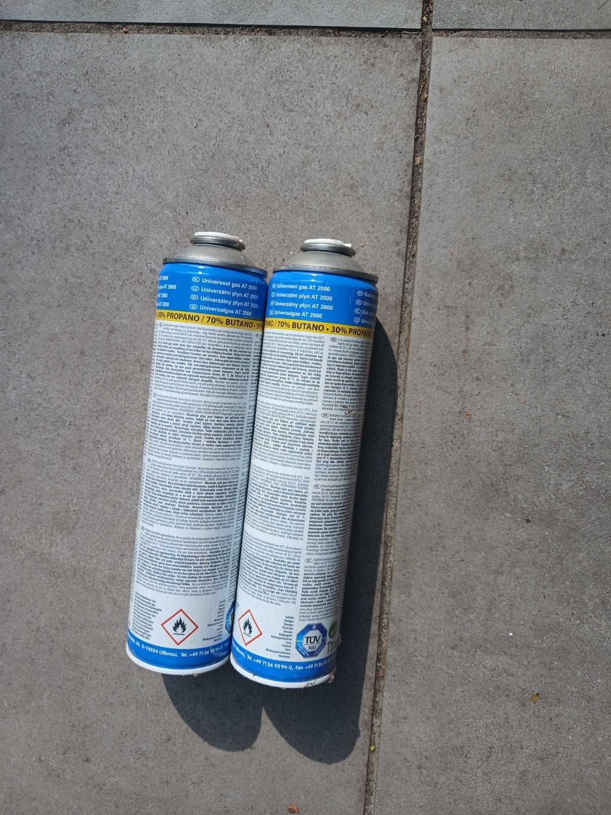 camping gasflesjes nieuw 2 stuks voor €7,50, Ophalen of Verzenden