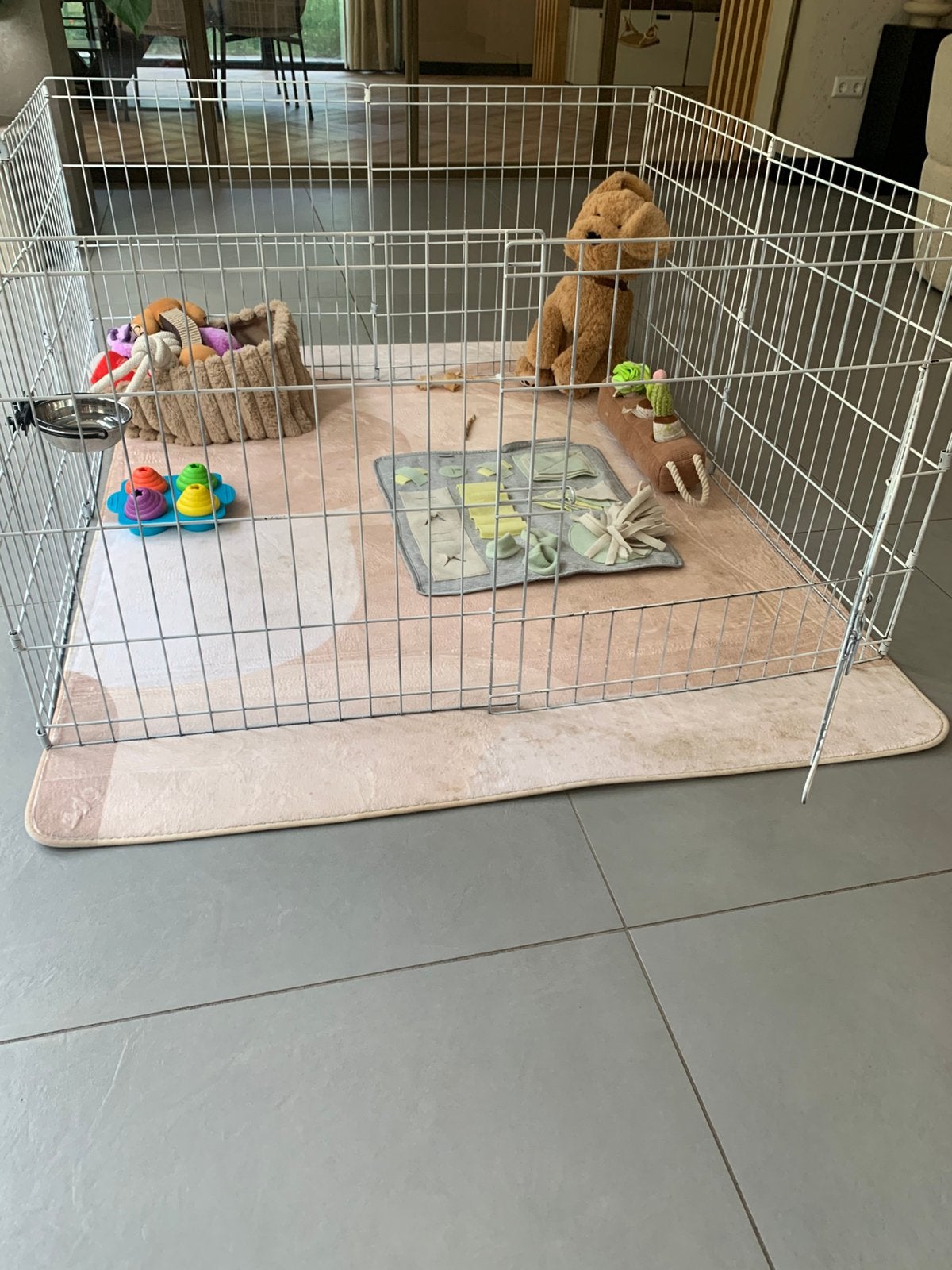 Puppyren wit 60 cm hoog 120 cm breed, Ophalen of Verzenden