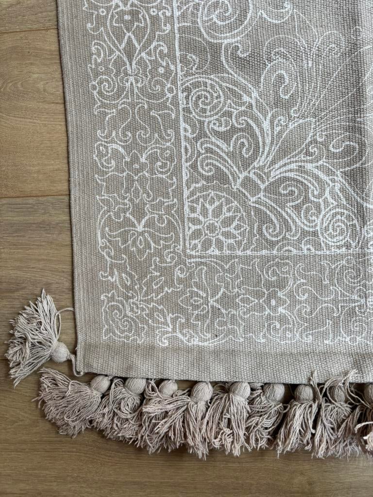 Heerlijk 100% katoenen vloerkleed van H&M Home (1.40 x 2.00), Ophalen of Verzenden, Gebruikt, Rechthoekig, 200 cm of meer