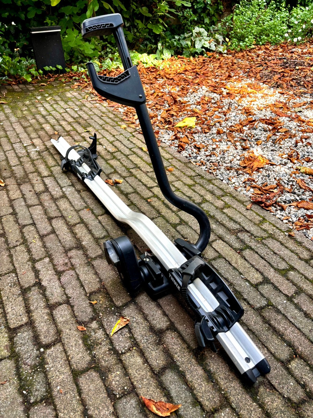 Thule Proride 598 Fietsendrager Dak max 20kg, Auto diversen, Fietsendragers, Ophalen, 1 fiets, Gebruikt, Dakdrager