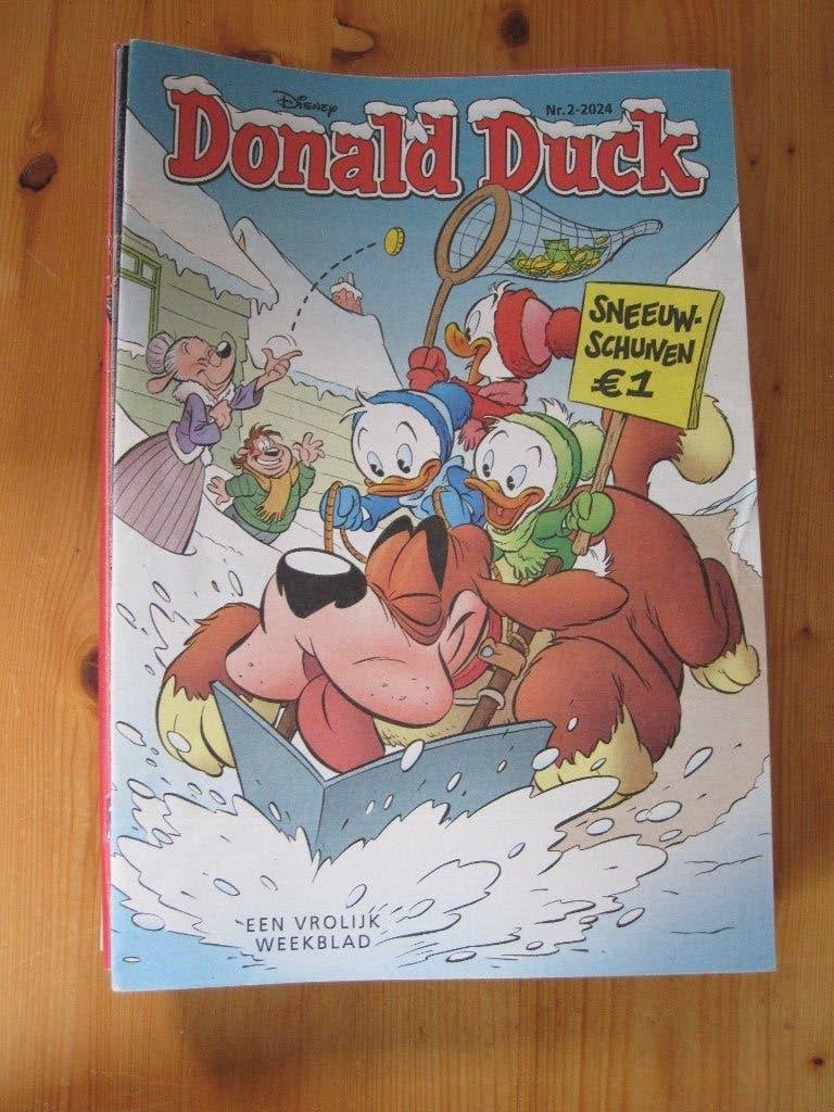 Donald Duck & Katrien Duck stripboeken 2024 + Kerstspecial, Boeken, Gelezen, Walt Disney, Ophalen of Verzenden, Meerdere stripboeken