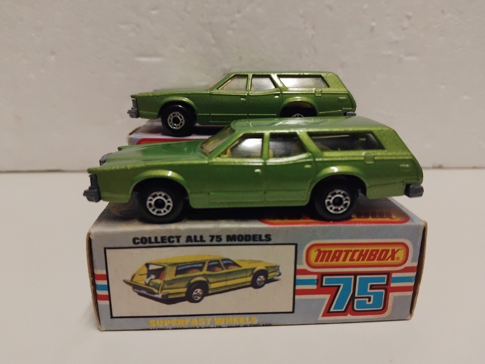 Matchbox #74 Mercury Cougar Villager groen Superfast 3INCH, Ophalen of Verzenden, Zo goed als nieuw, Auto
