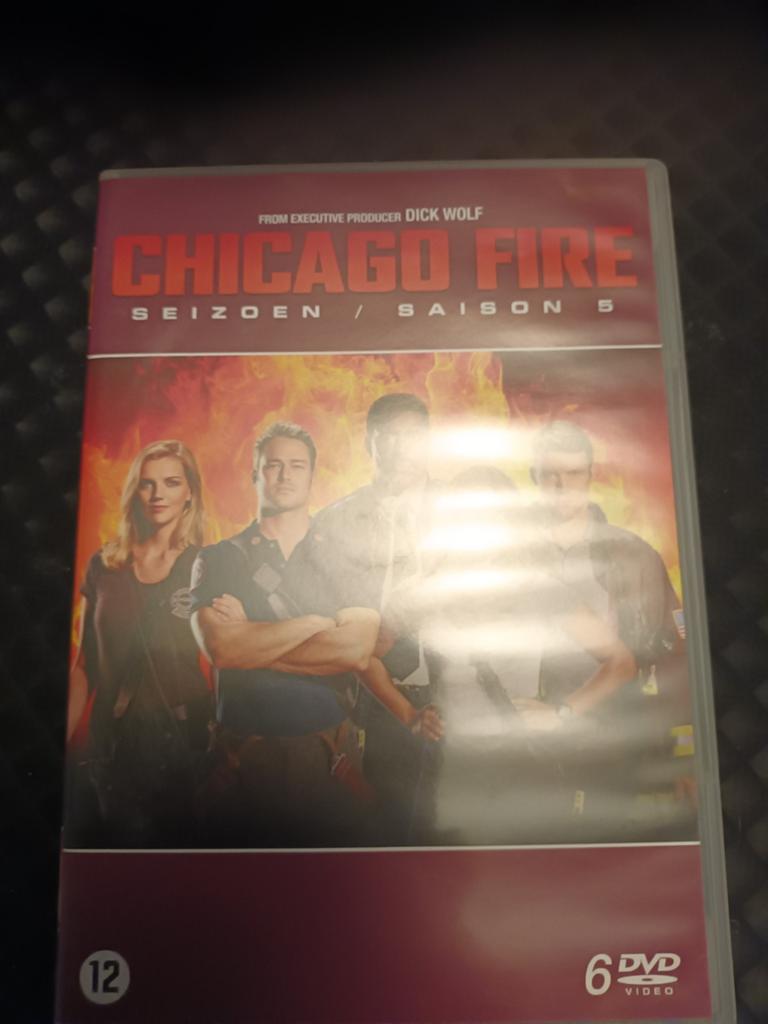 Dvd Chicago Fire seizoen 5, Vanaf 12 jaar, Ophalen of Verzenden, Zo goed als nieuw, Actie en Avontuur