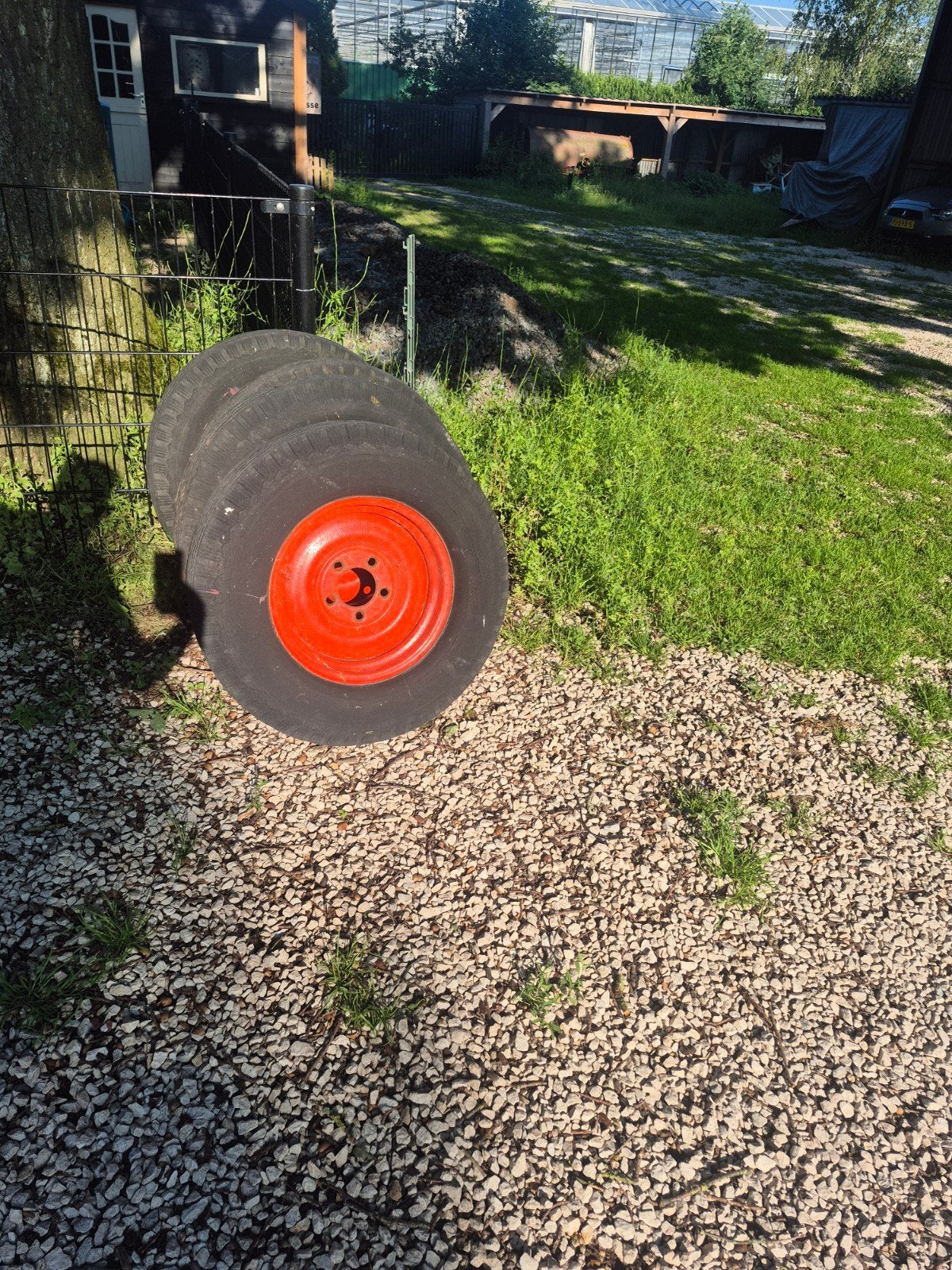 4 banden met velg miedema, Ophalen, Veehouderij, Transport