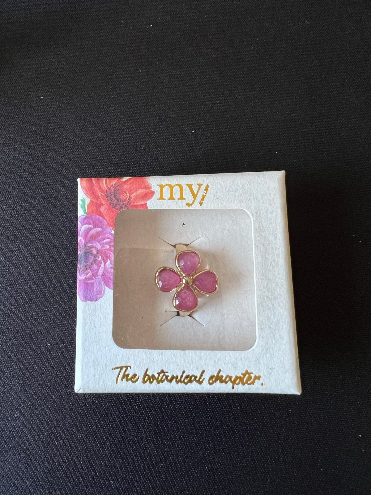 MyJewellery Ring Maat 16 met Bloem - Nieuw, Overige materialen, Nieuw, Ophalen of Verzenden, Kleiner dan 17