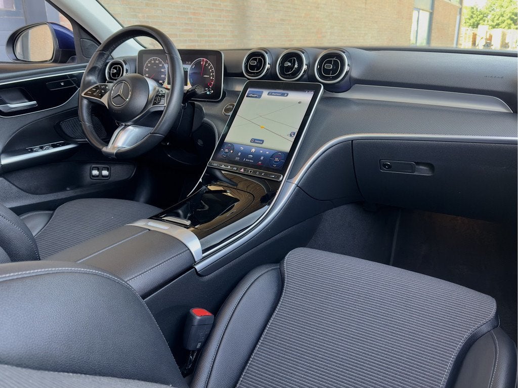 Mercedes-Benz C-Klasse 300 e AUT9 LUXURY LINE LEDER NAVI CAM, Auto's, Mercedes-Benz, Automaat, Achterwielaandrijving, 4 cilinders