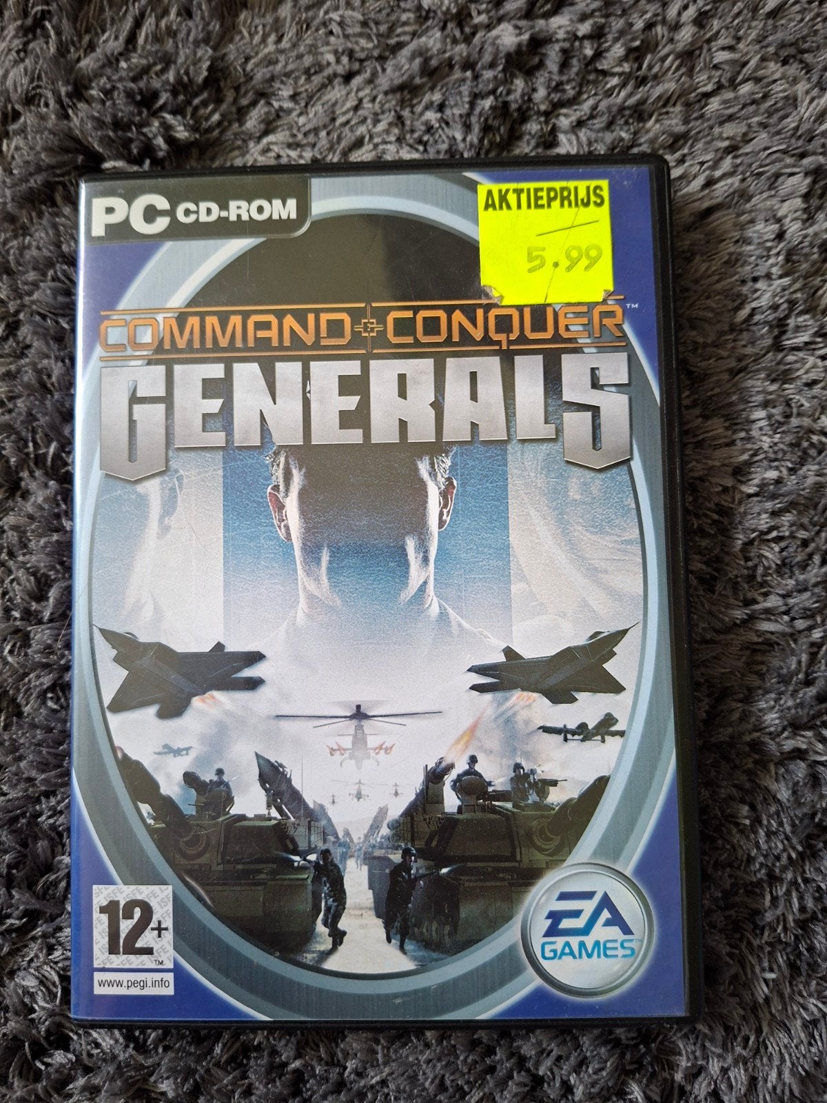 Command & Conquer Generals pc, Spelcomputers en Games, Games | Pc, 1 speler, Ophalen of Verzenden, Zo goed als nieuw, Strategie en Constructie