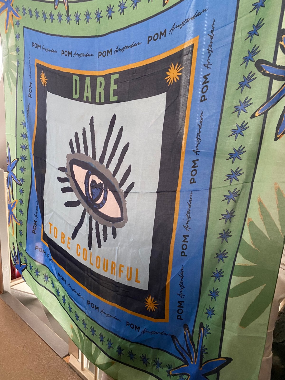 POM Amsterdam sjaal - Dare to be Colourful, Kleding | Dames, Ophalen of Verzenden, Zo goed als nieuw, Maat 46/48 (XL) of groter