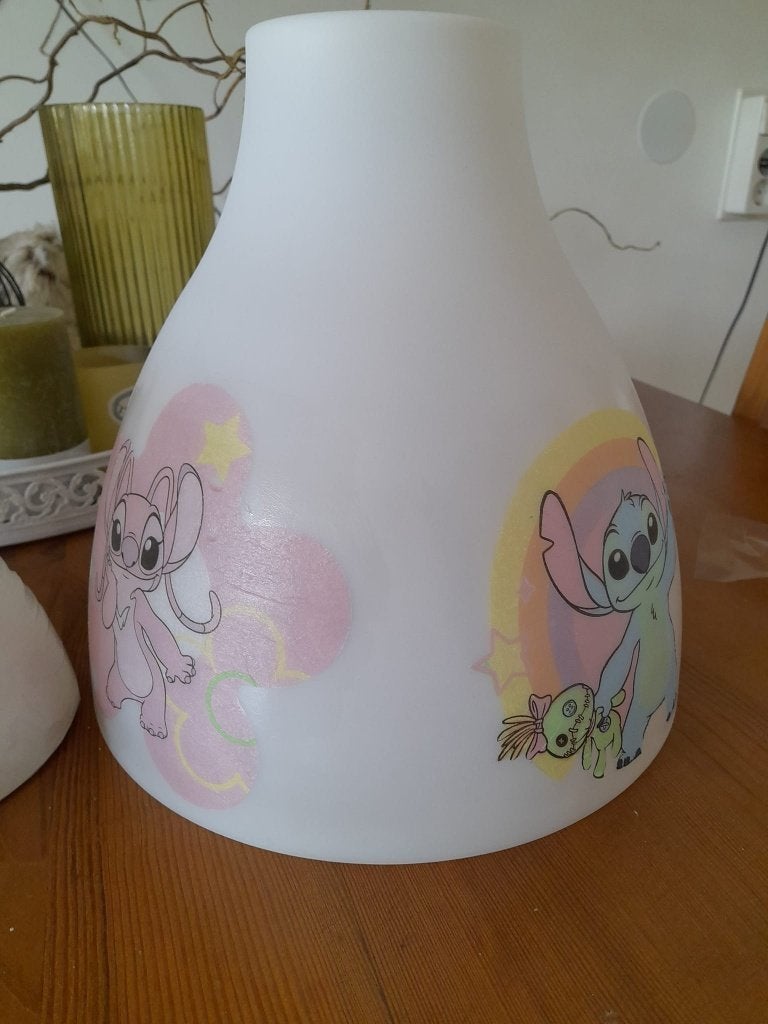 lilo and stich lamp, Ophalen of Verzenden, Nieuw, Handgemaakt, Lamp