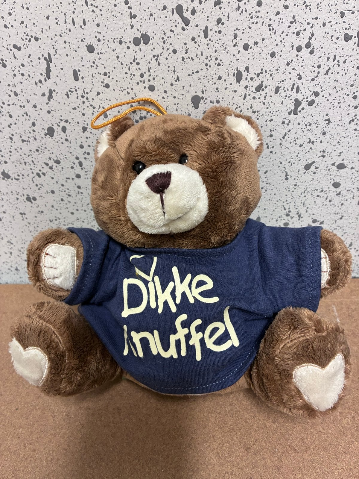 Knuffelbeer met 'Dikke Knuffel' shirt, Overige merken, Overige karakters, Beer, Ophalen of Verzenden