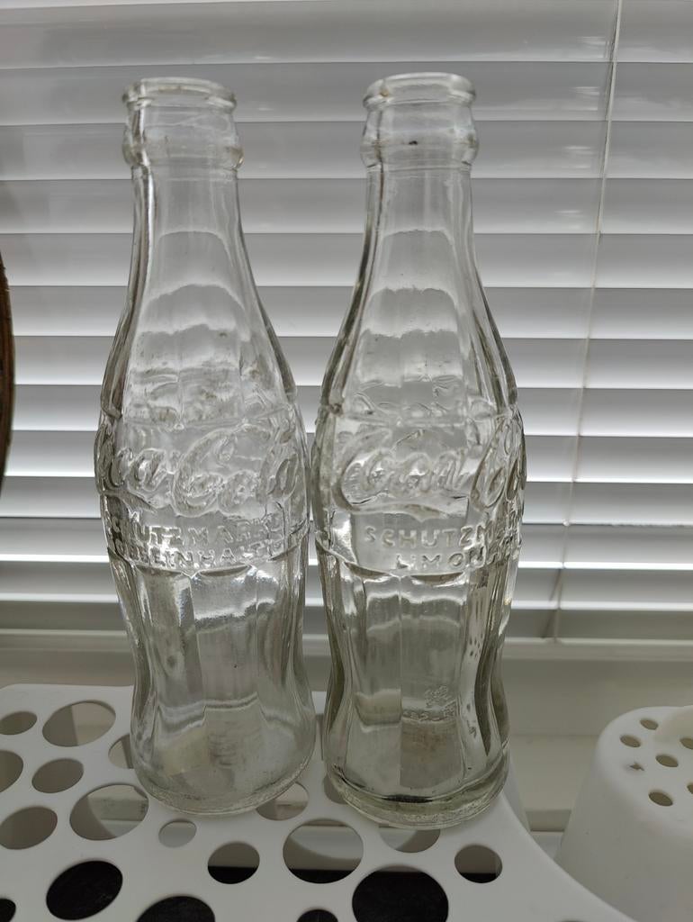 Vintage Coca-Cola flessen (2 stuks) - Duitsland, Ophalen of Verzenden