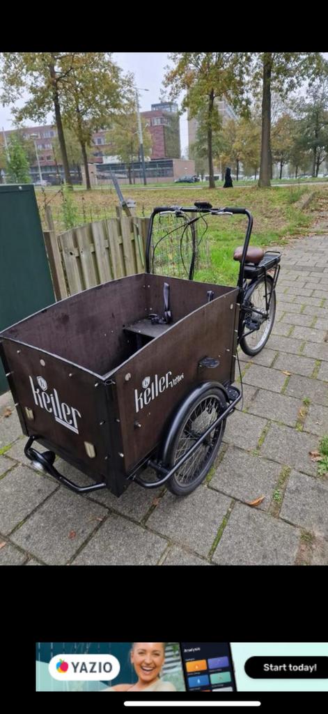 Keiler bakfiets, Ophalen, Zo goed als nieuw, 4 kinderen of meer, Elektrisch