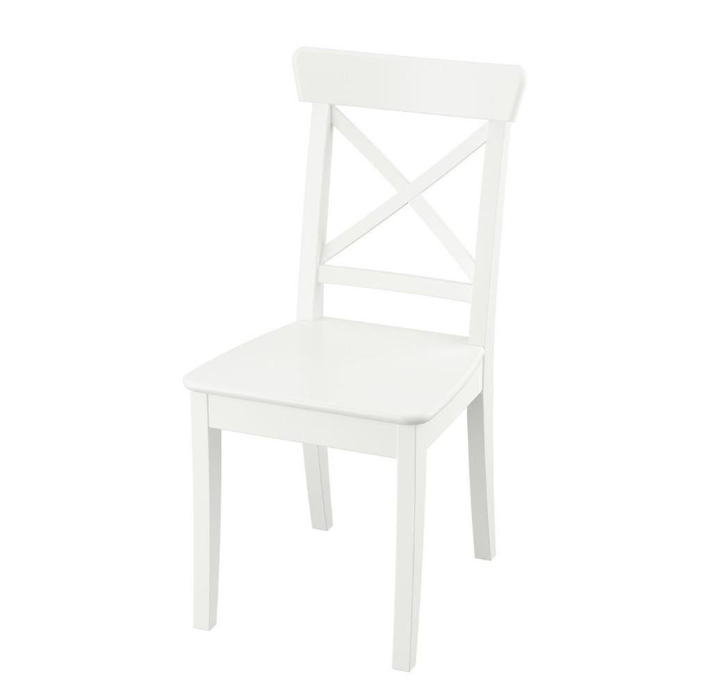 Witte Stoel Ikea, Ophalen, Wit, Zo goed als nieuw, Vier